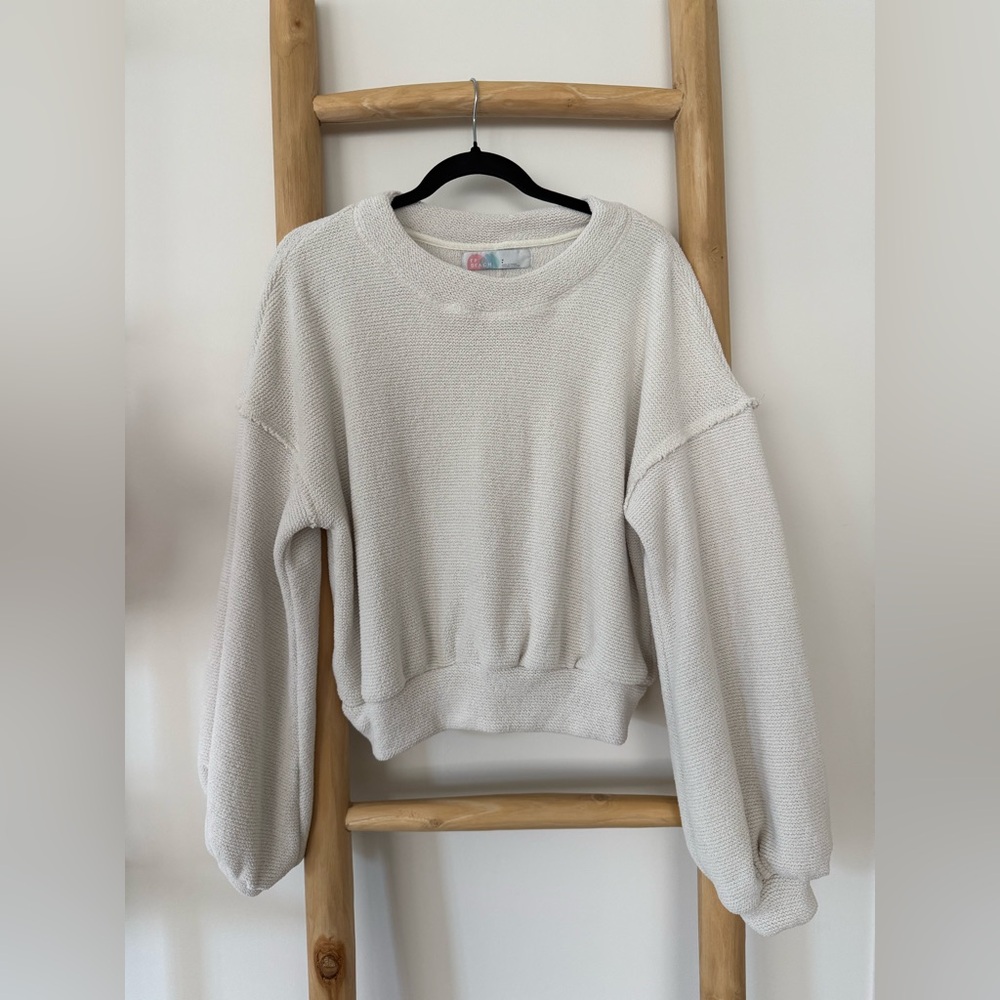 FREE PEOPLE Cozy White Women's Sweater (S)